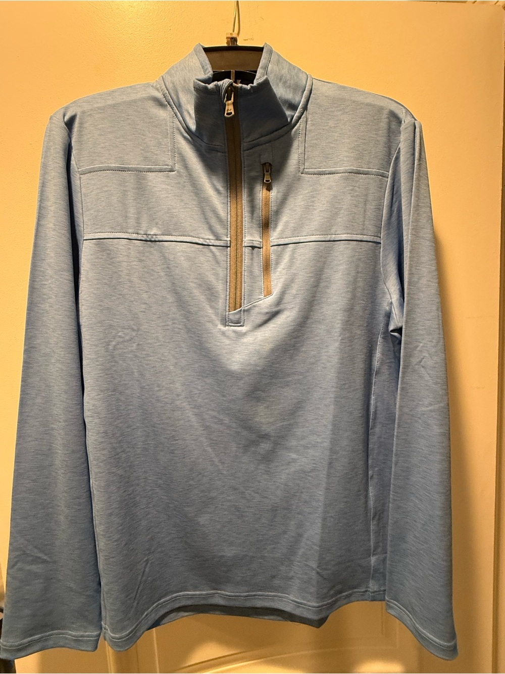 Vineyard Light Blue Quarter-Zip Pullover Size S
